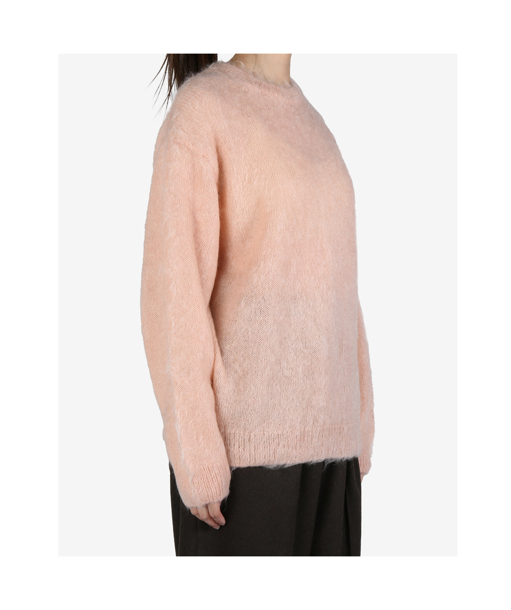 Shop Auralee Brushed-effect Sweater In Nude