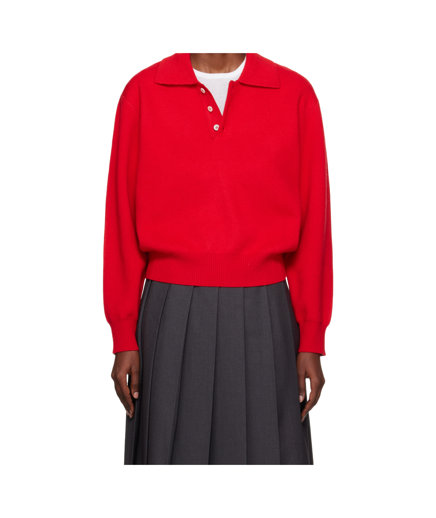 Dunst Wool And Cashmere Blend Sweater Knitwear Red In Red