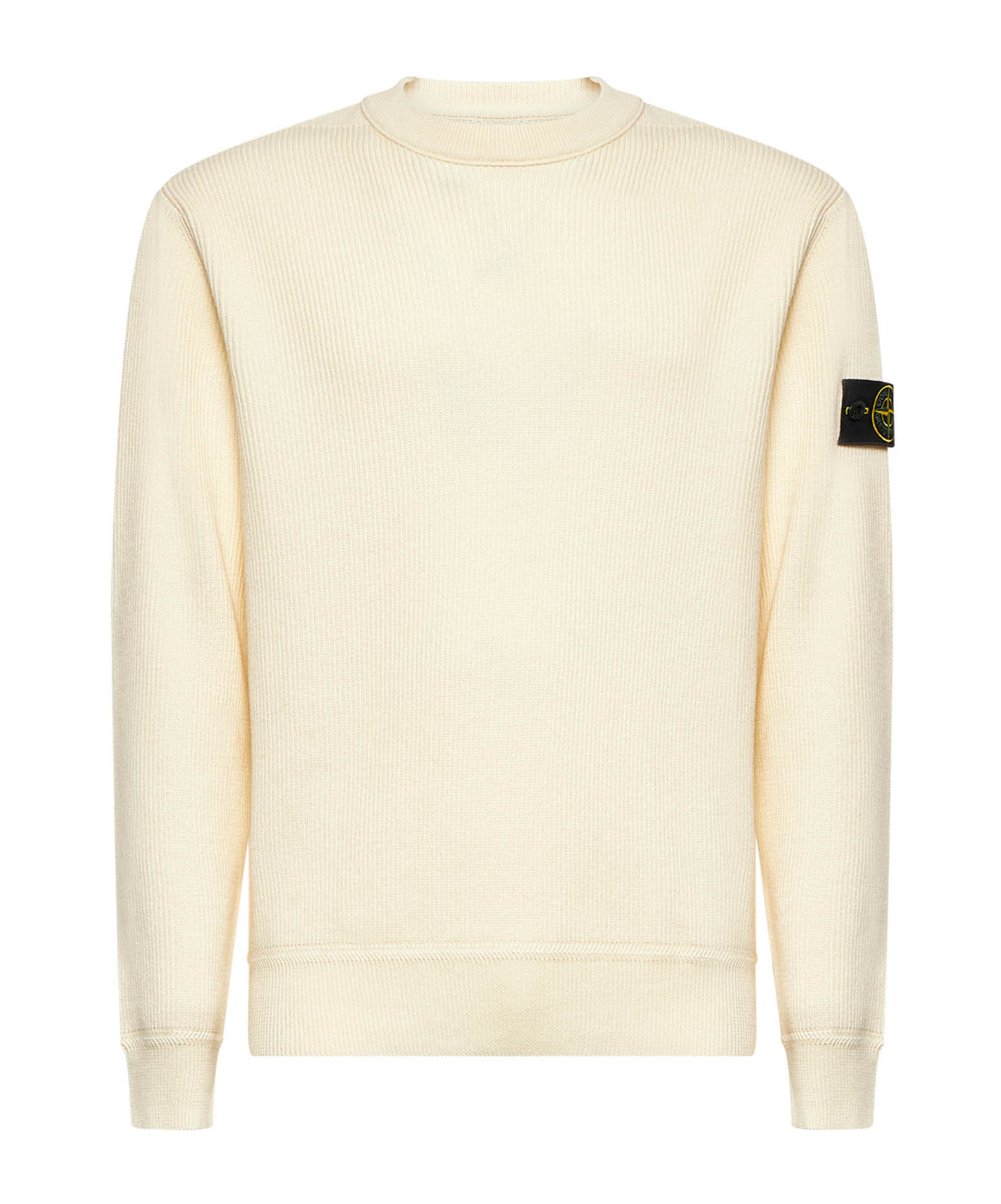 Stone Island Crewneck Sweatshirt In Nude