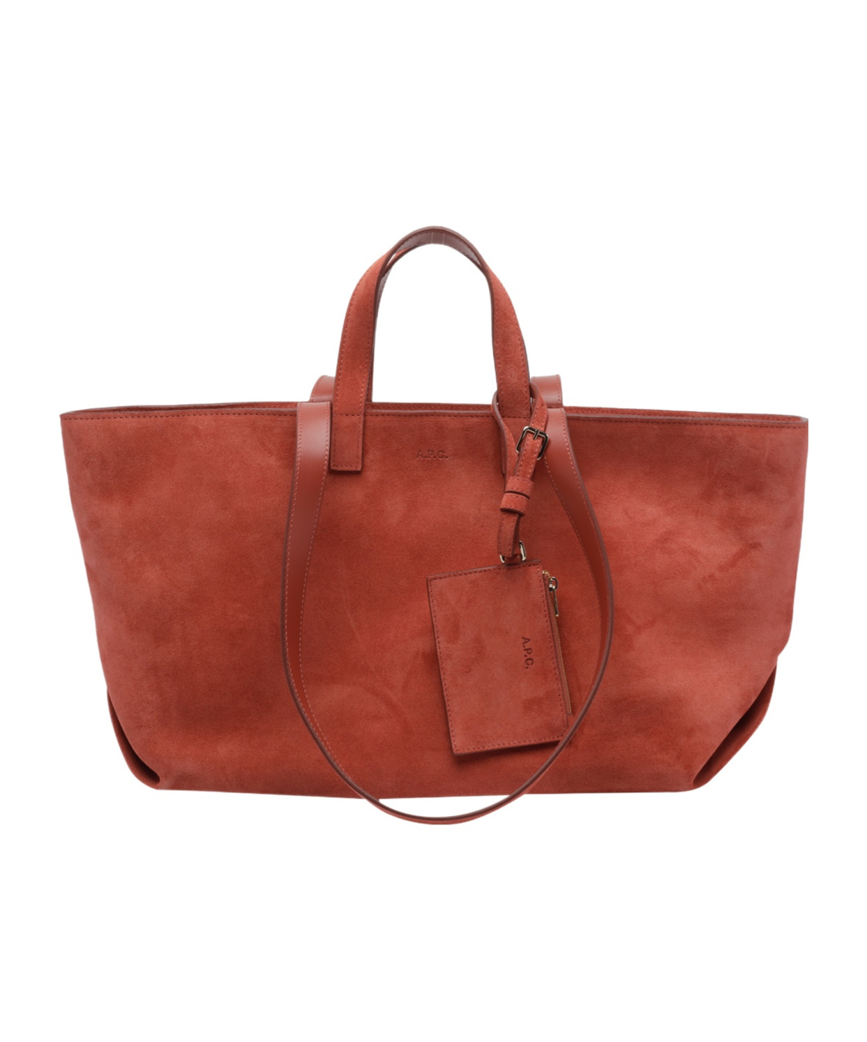 A.p.c. Dual-handle Shoulder Bag In Brown