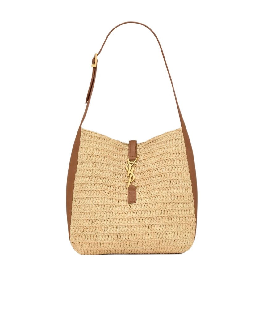 Saint Laurent Small Single Strap Shoulder Bag In Light Brown/brick Color