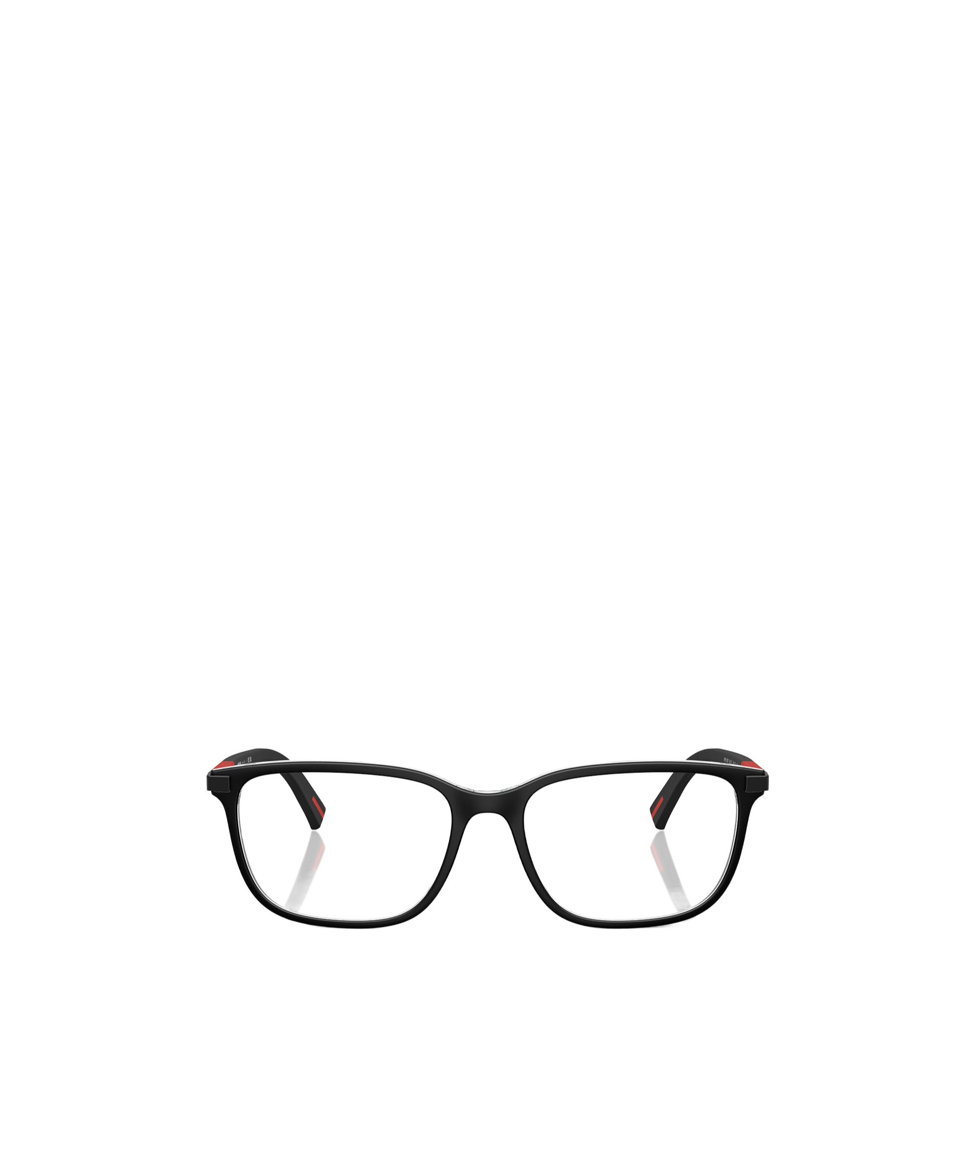 Prada Eyewear Square Frame Glasses In Black