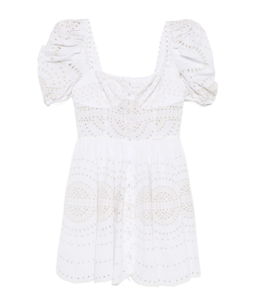 Charo Ruiz Aliza Mini Dress In Aliza Milight Beige
