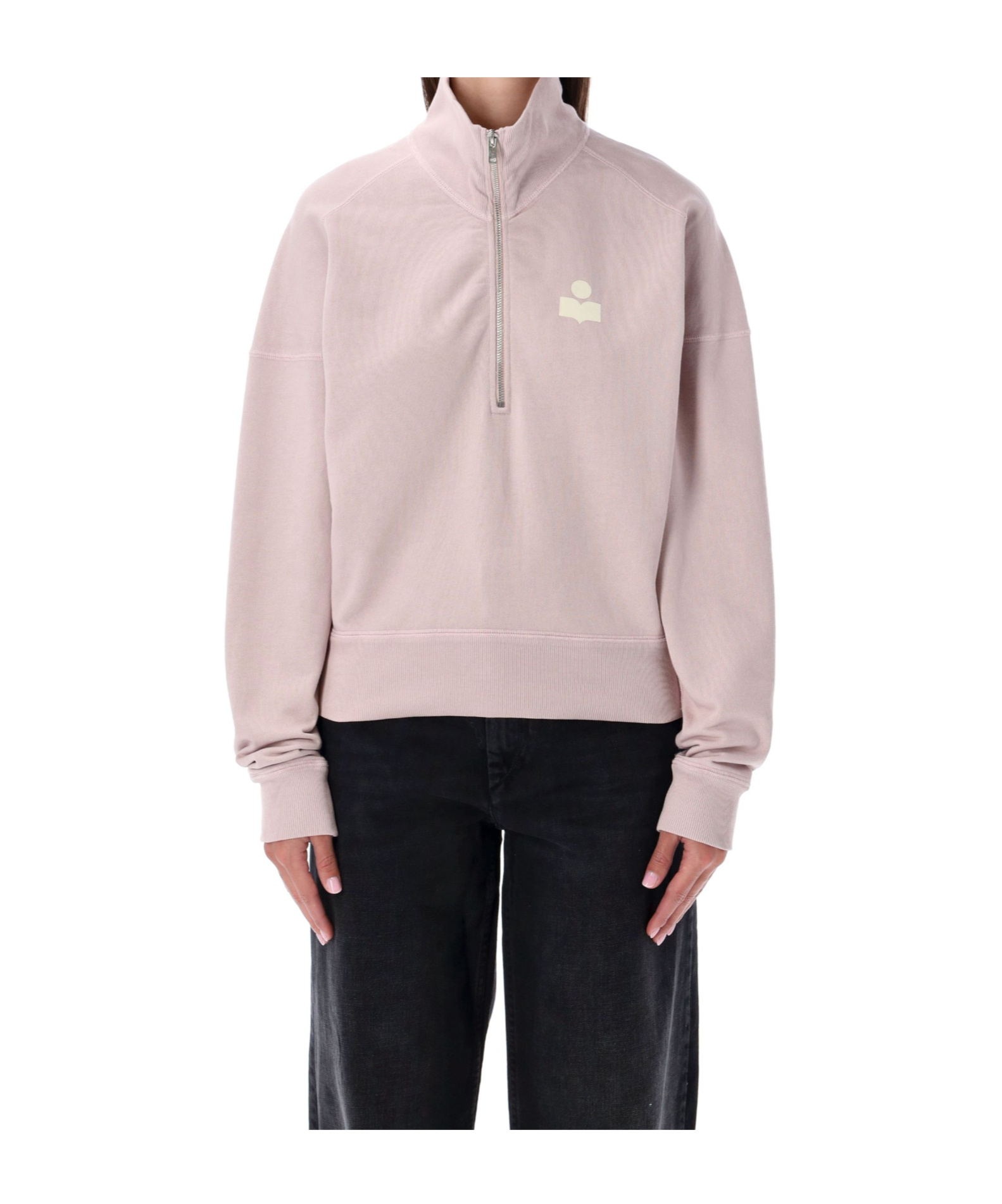 Isabel Marant Étoile Sweatshirt Isabel Marant Etoile Woman Color Ecru In Pink