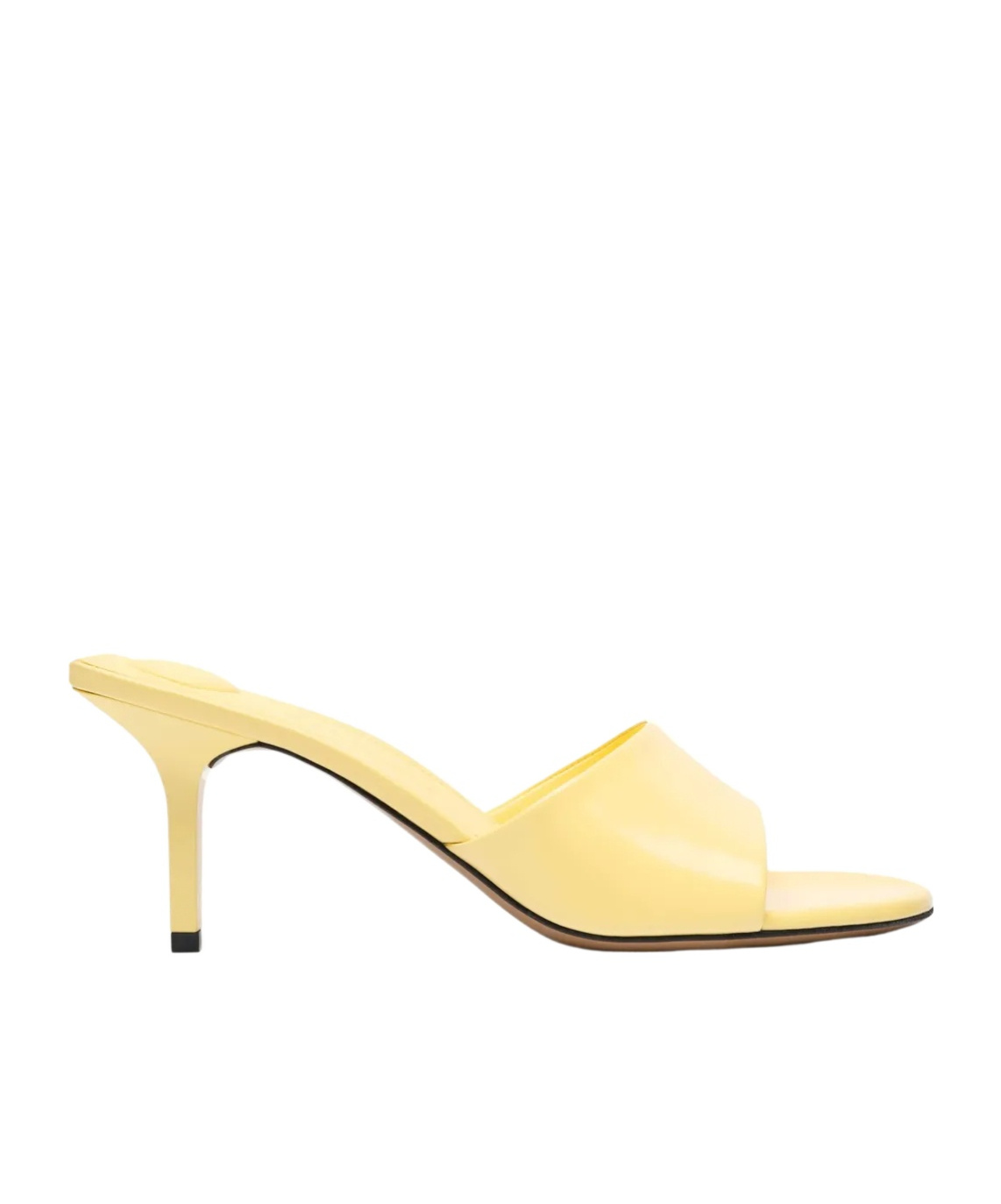 Jacquemus Cubisto Italian Kitten Heel Mules In Nude