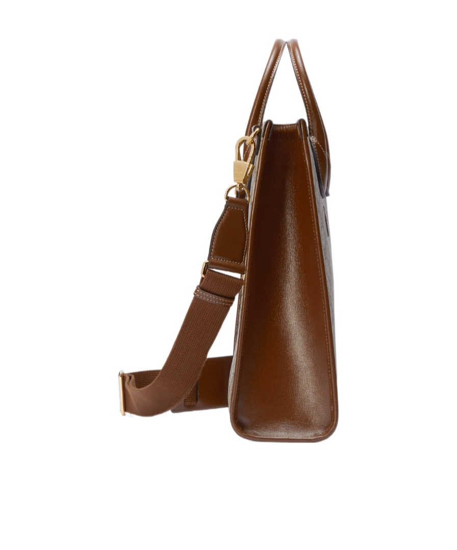 Gucci Interlocking G Tote Bag In Nude
