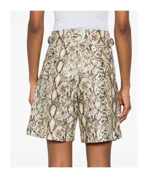 Isabel Marant Belted Shorts In Nude