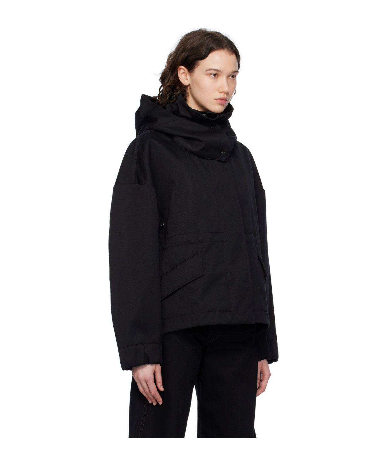 Canada Goose Olivine Zipper Casual Jacket In Black