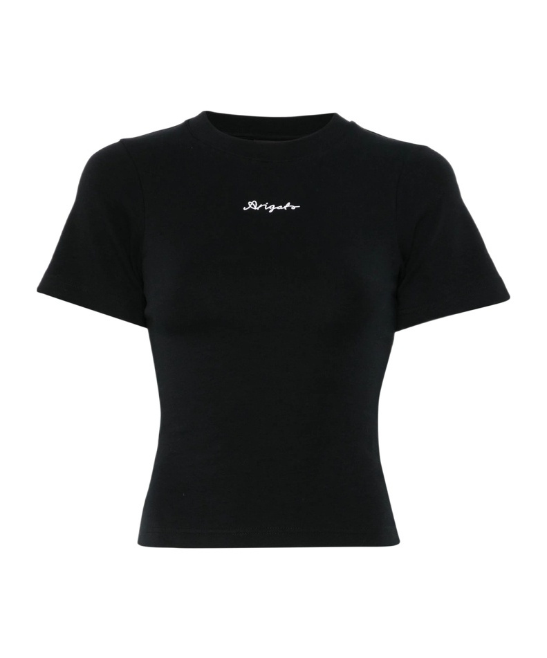 Axel Arigato Crew Neck T-shirt In Black