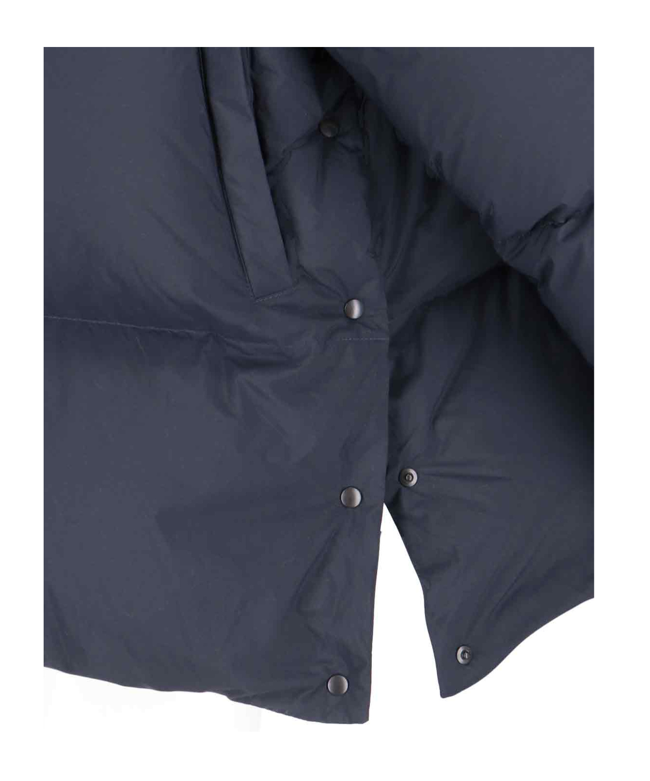 Alaïa Long-sleeved Down Jacket In Black