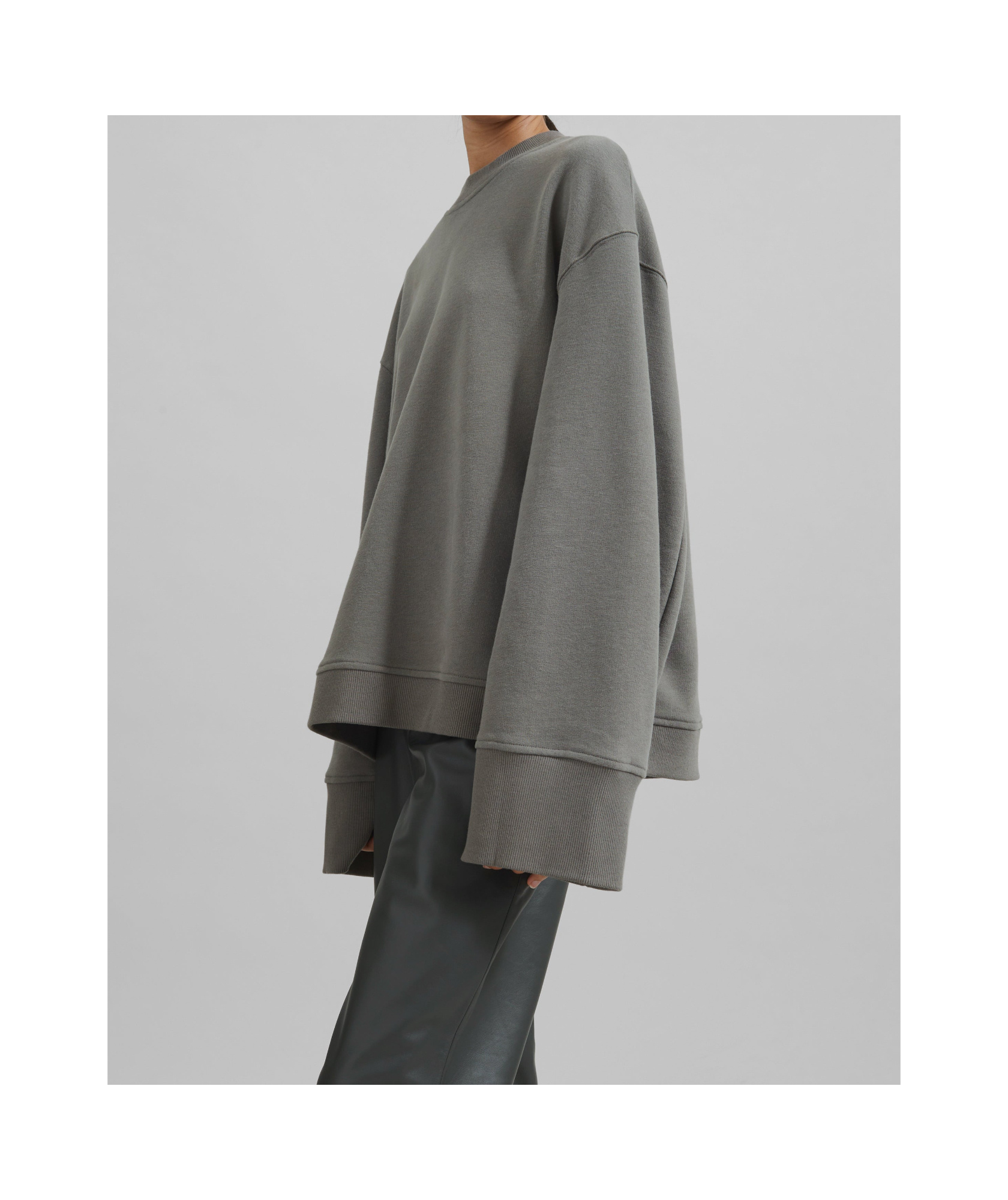 The Frankie Shop Talia Sweatshirt - Light Khaki