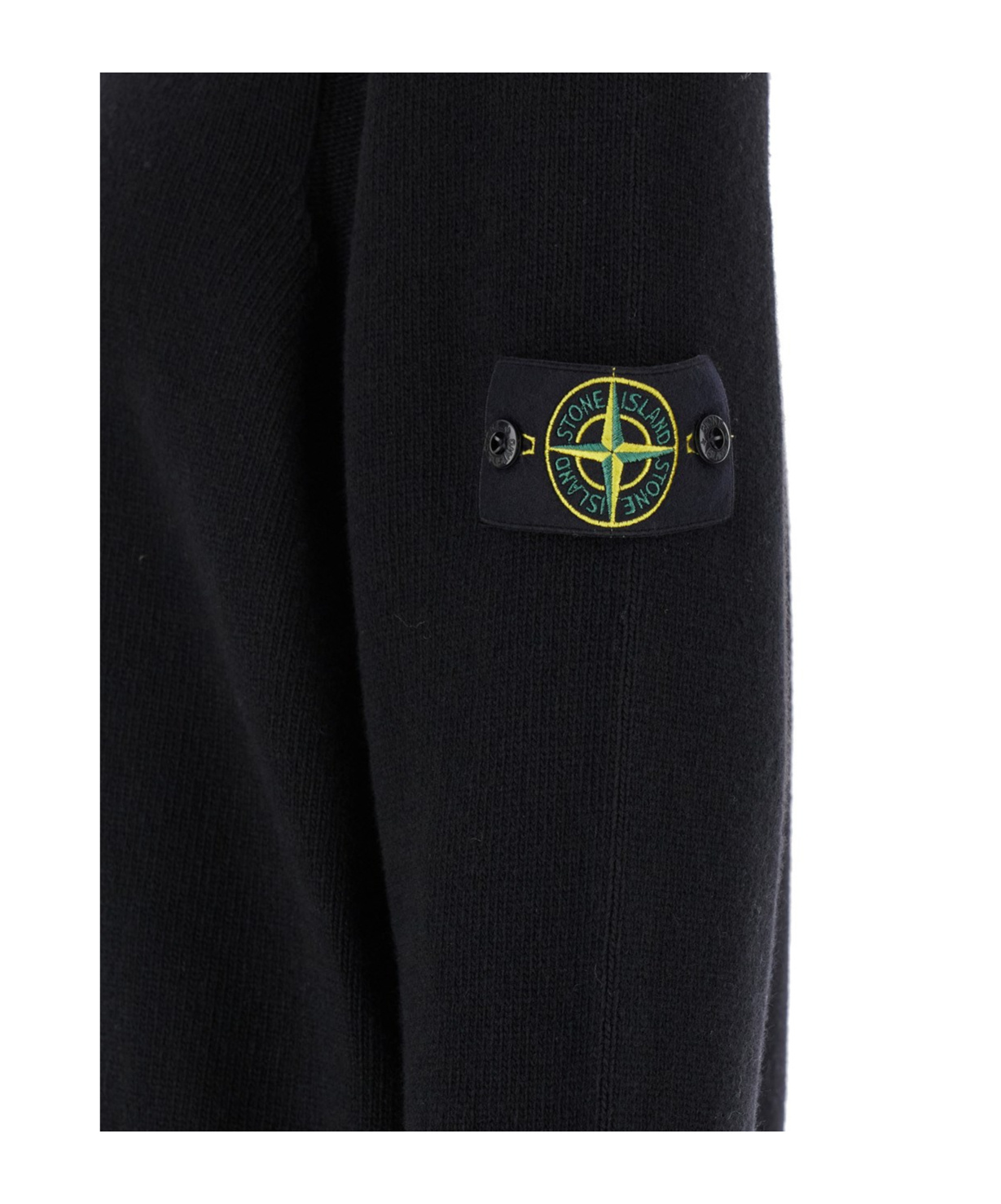Shop Stone Island Compass-badge Jumper In Black