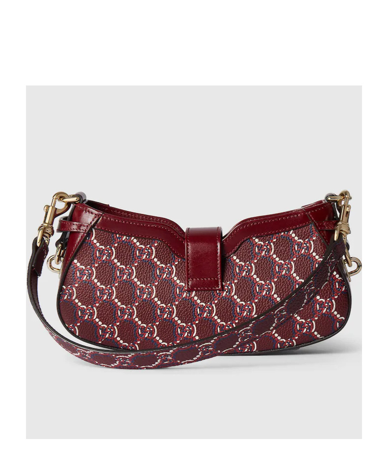 Gucci Moon Side Mini Shoulder Bag In Red