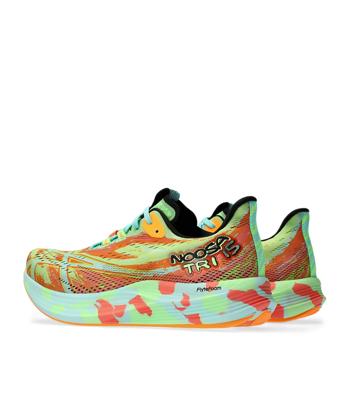 Asics Women's Noosa Tri 15 Running Shoe In Lime Burst/illuminate Mint In Multicolor