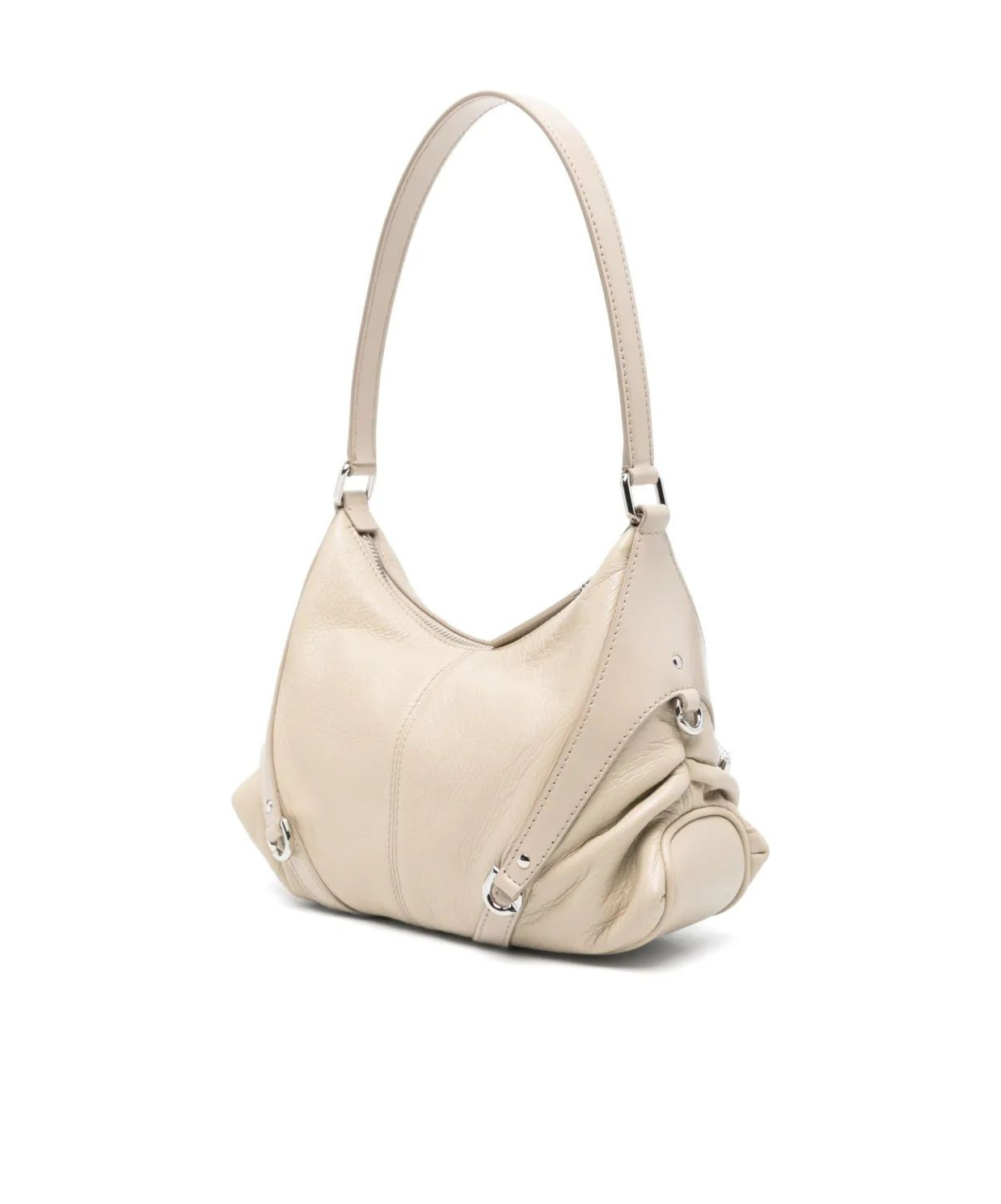 Givenchy Small Voyou Shoulder Bag In Natural Beige