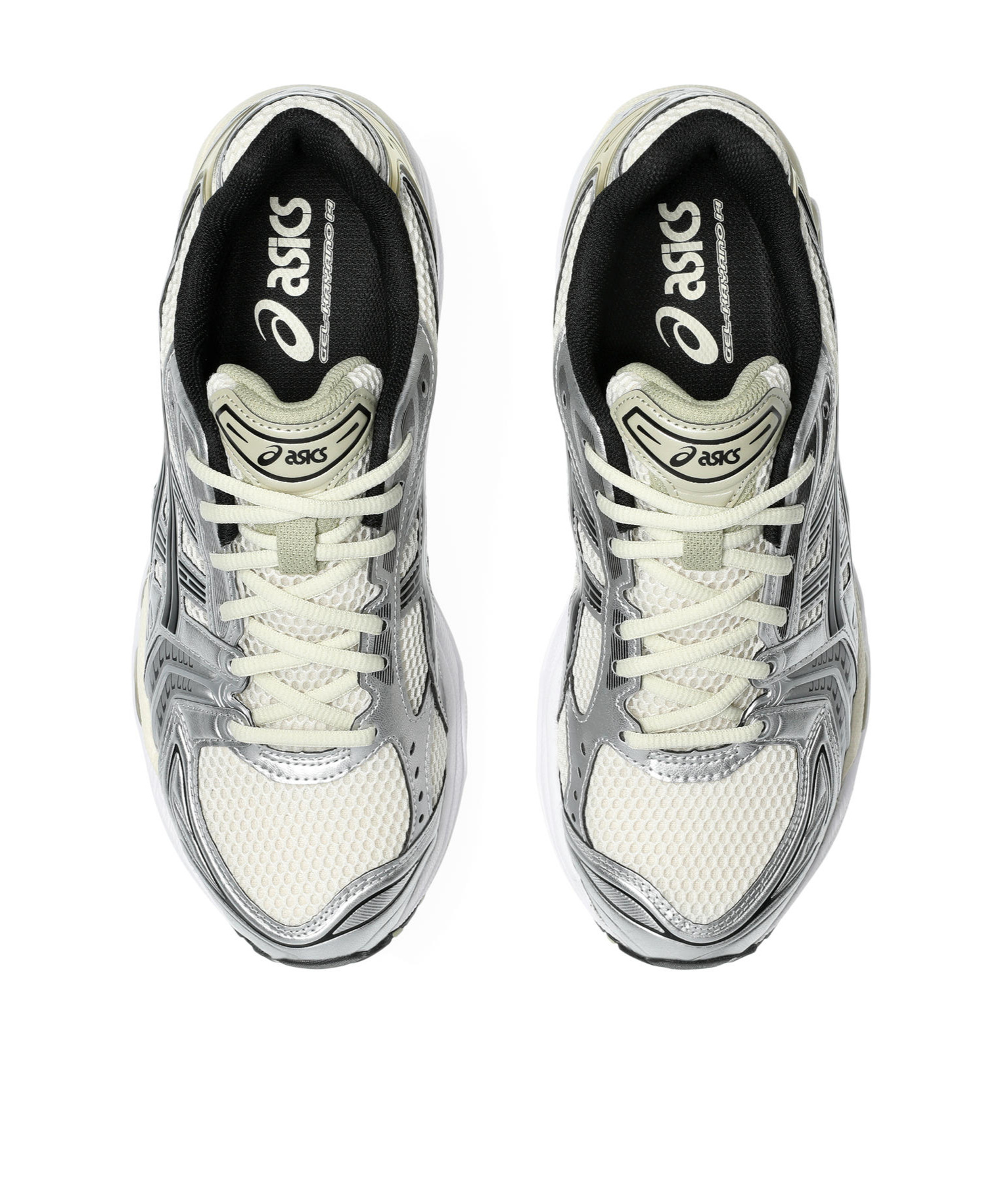 Asics Leather Chunky Sneakers Cage Design In Gray