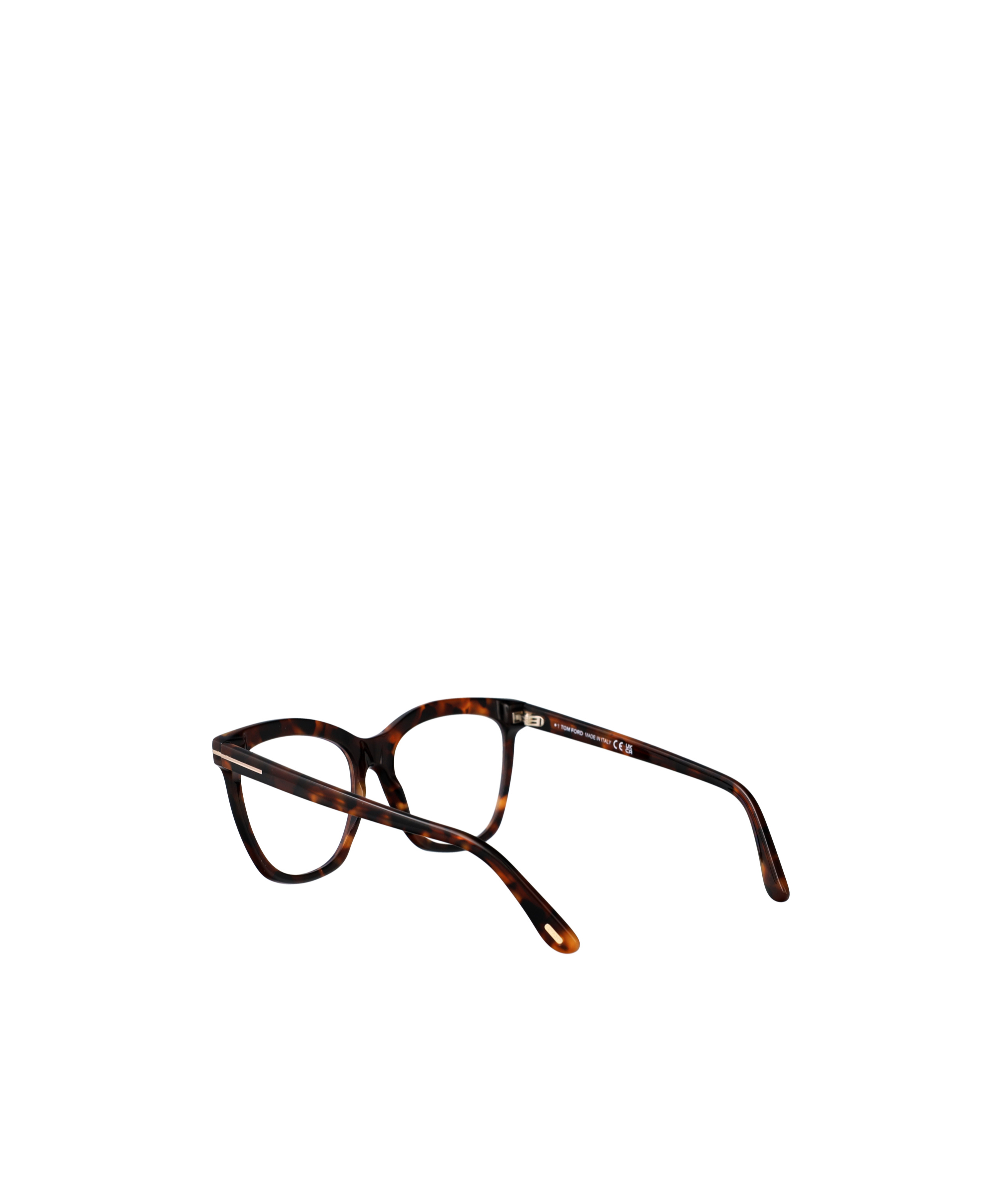 Tom Ford Geometric Frame Plain Mirror In Black