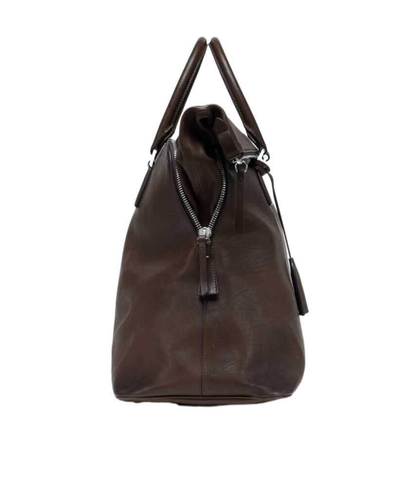 Maison Margiela Large Tote Bag In Brown