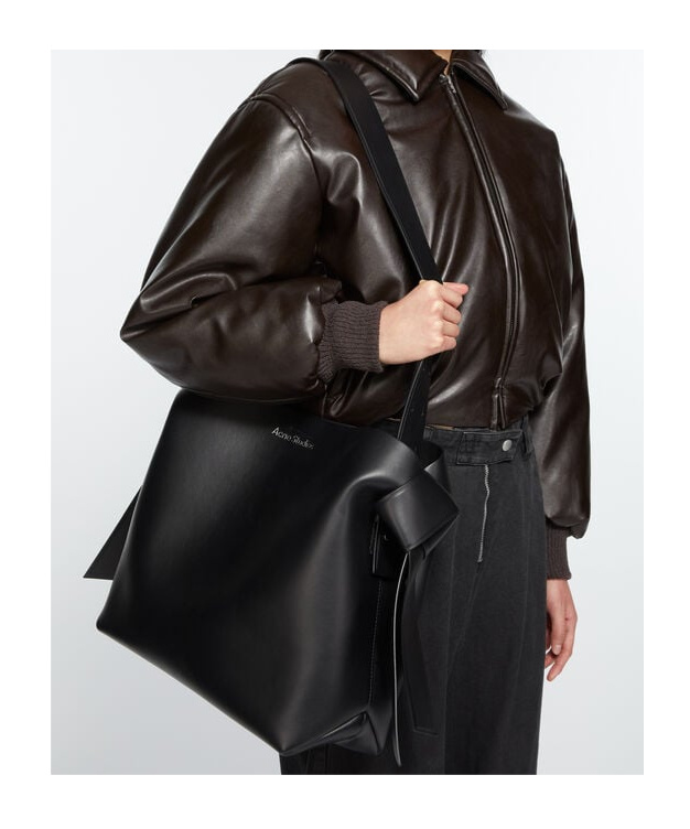 Acne Studios Musubi Midi Shoulder Bag In Black