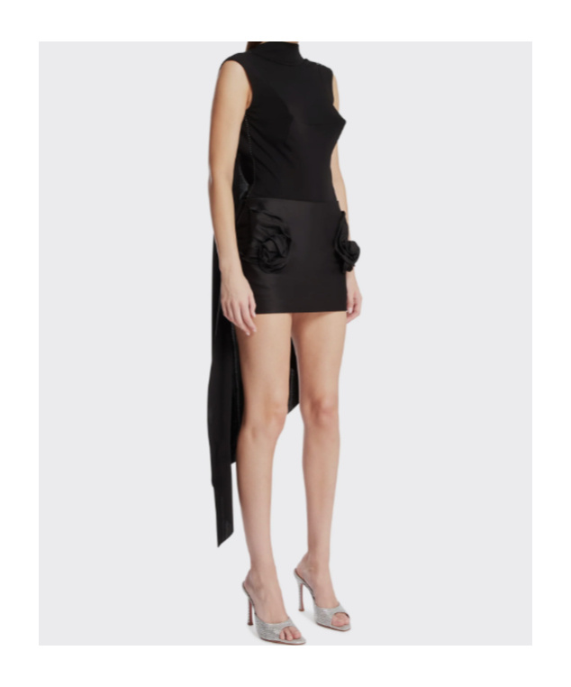 Jean Paul Gaultier Backless Blouse In Black