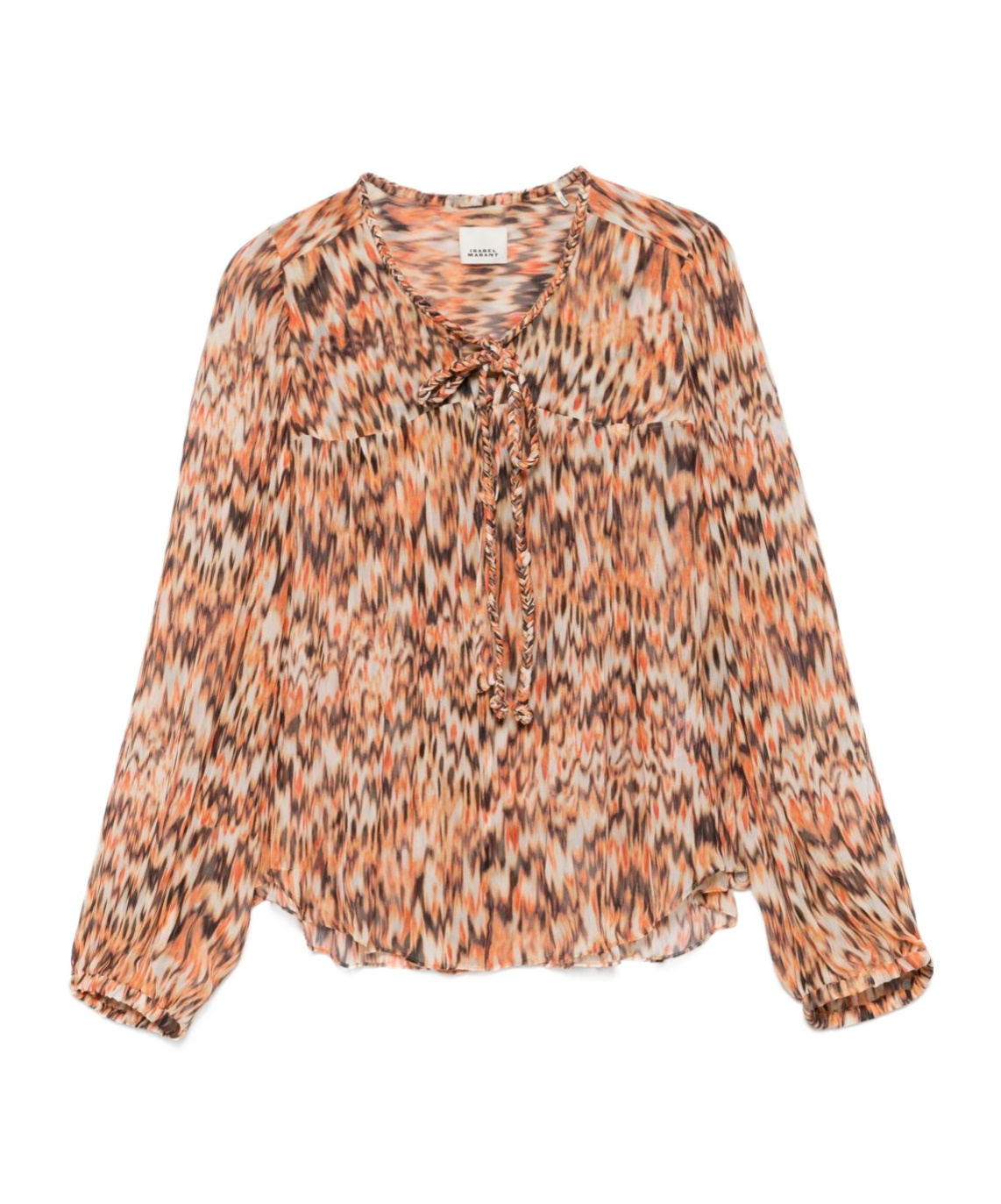 Isabel Marant Marant Ametissa Blouse In Orange
