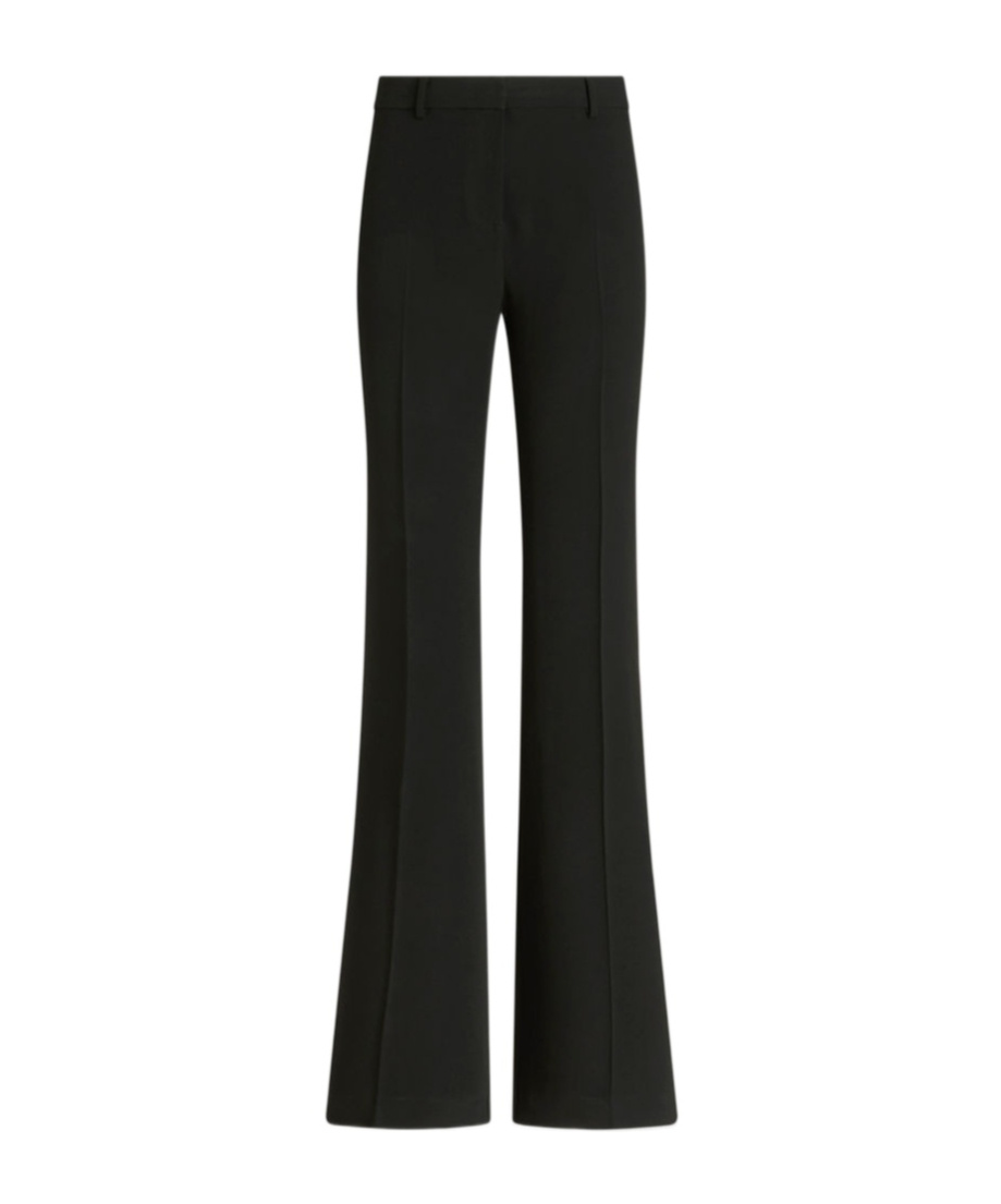 Etro Flared Black Trousers With Tailored Fit In Black