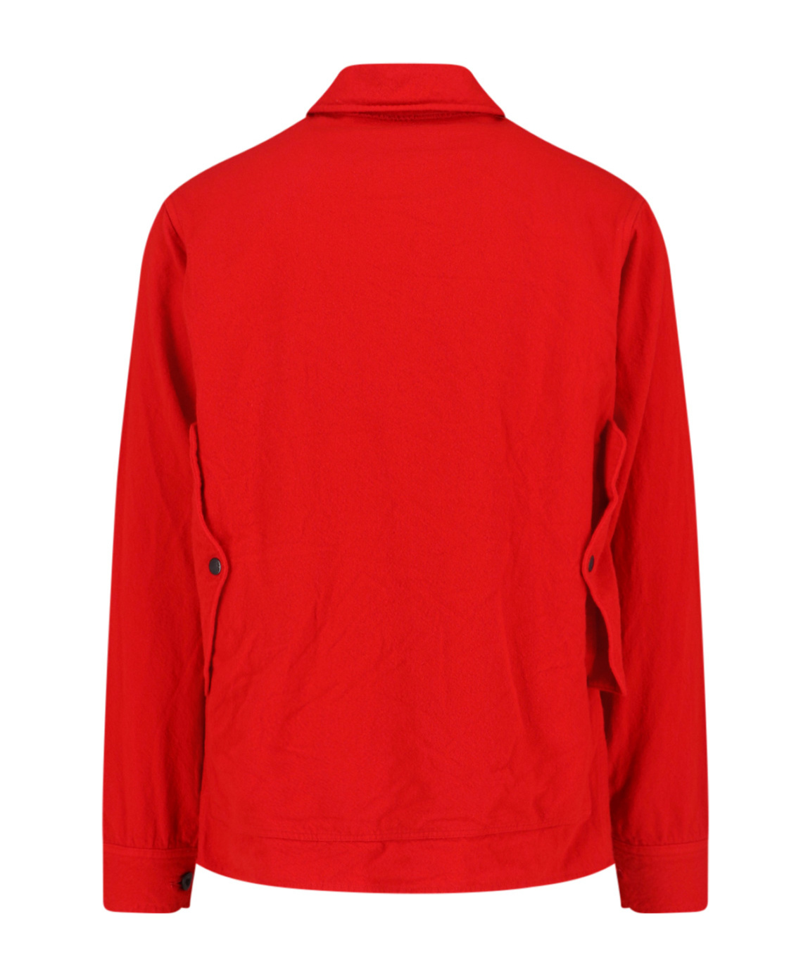 Junya Watanabe Emporio Armani Allover Logo Cotton Polo Shirt In Red