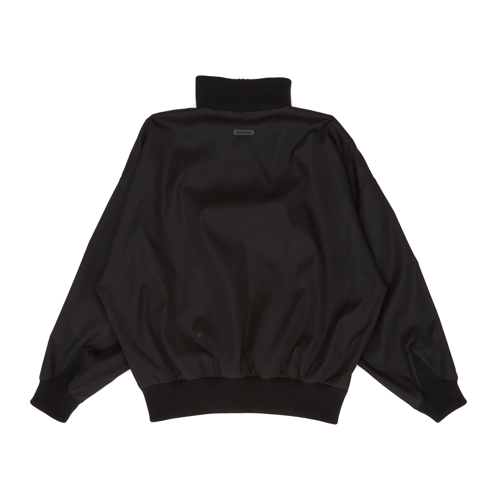 Fear Of God Half-zipped Pullover Jacket In Black