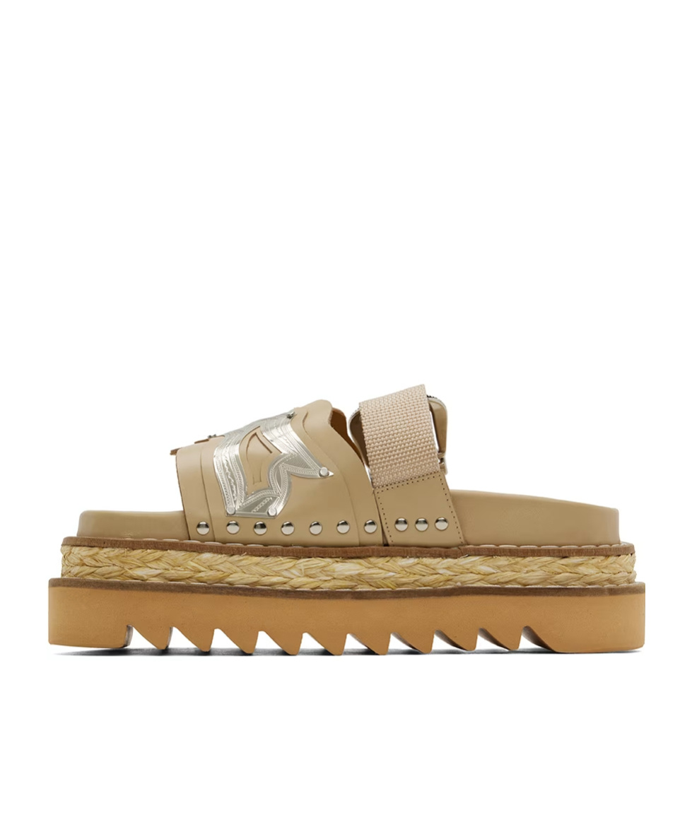 Toga Platform Platform Platform Slippers In Nude