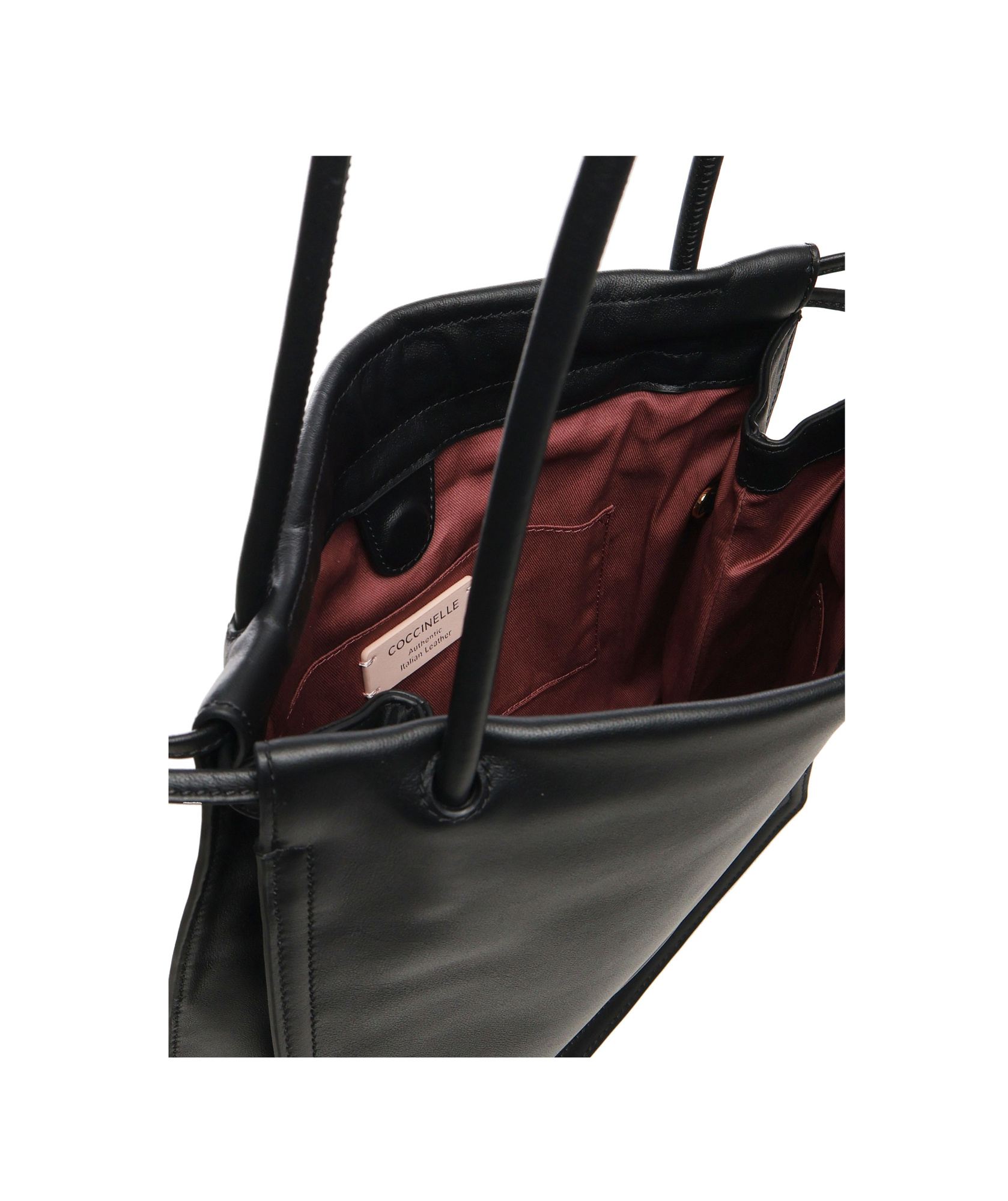 Shop Coccinelle Leather Tote Bag In Black
