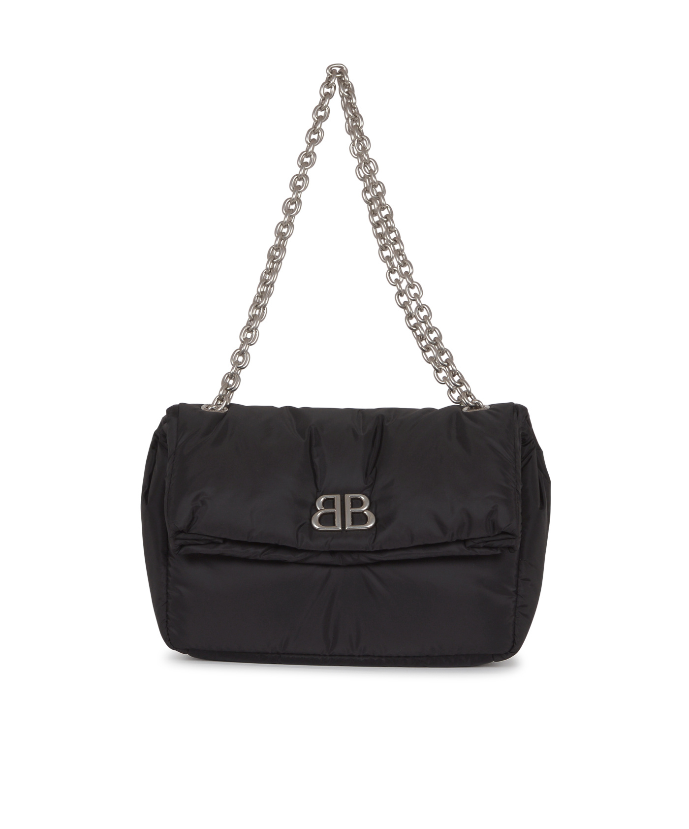 Balenciaga Monaco Chain Handbag In Black