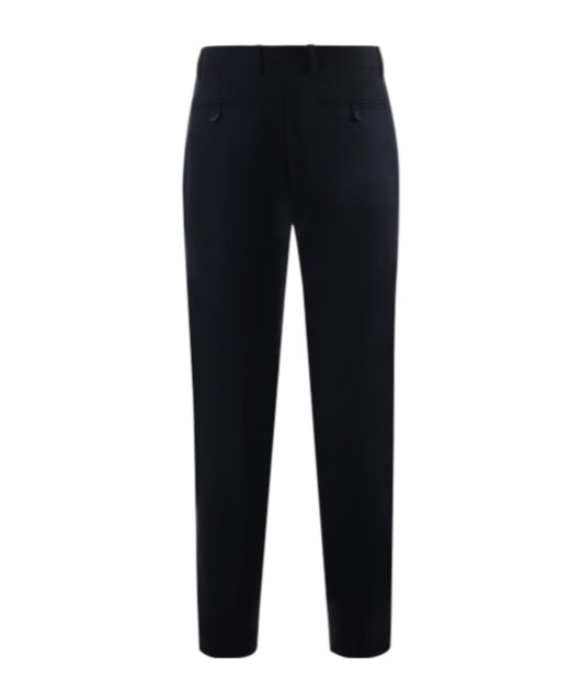 Etro Stretch Twill Trousers In Black
