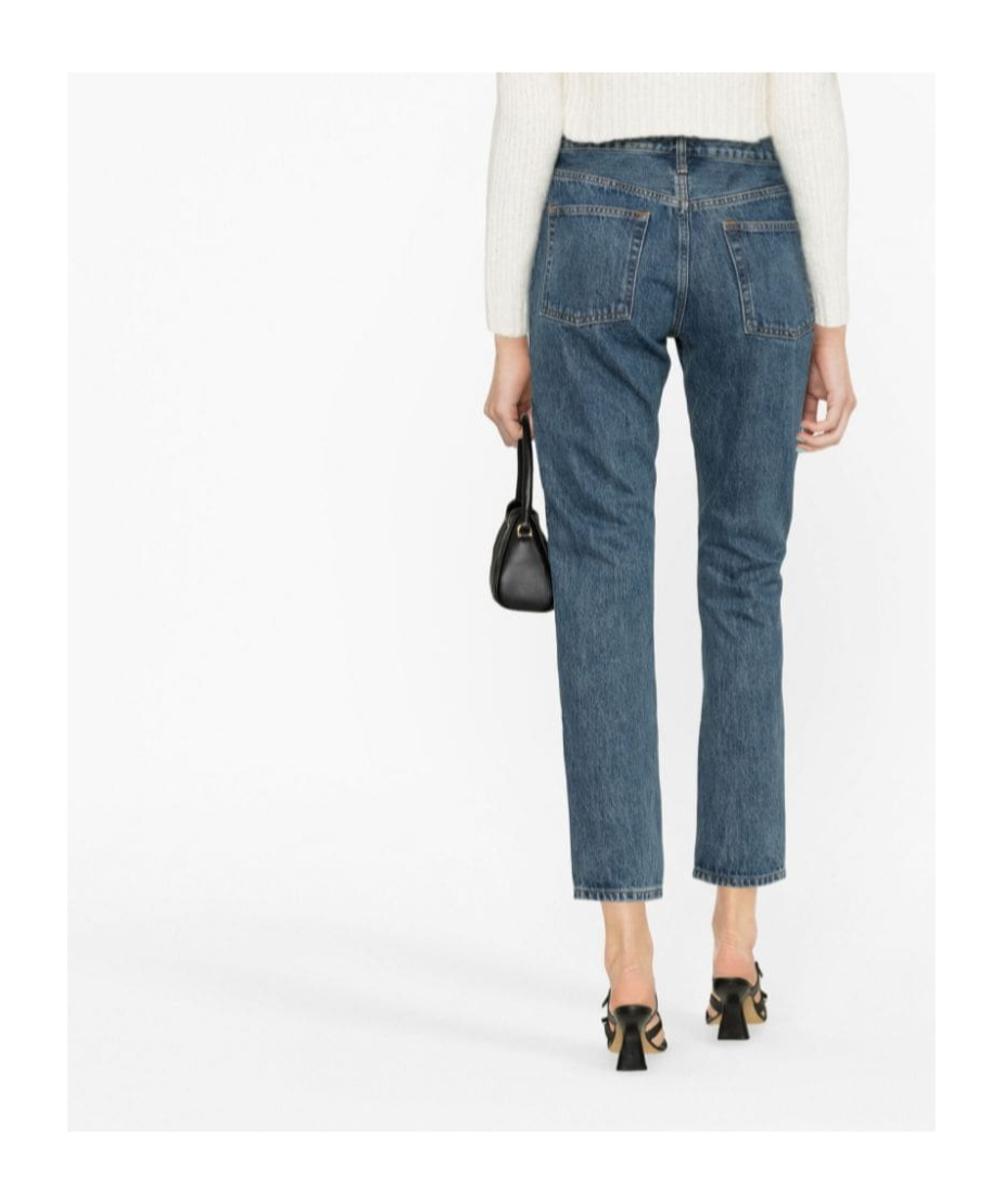 Wardrobe.nyc Belt-loop Jeans In Blue