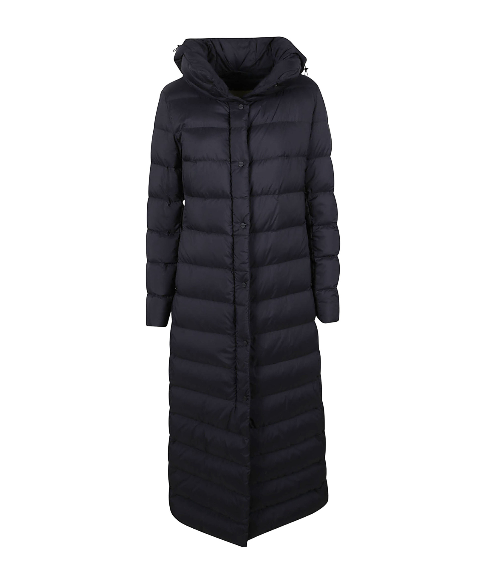 Herno Hooded Quilted Down Jacket In Black