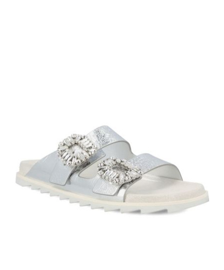 ROGER VIVIER ROGER VIVIER DOUBLE STRAP SLIP-ON SANDALS