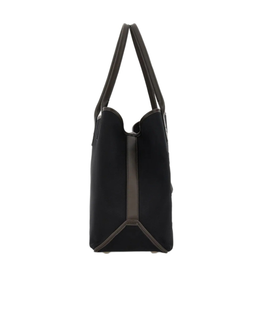 Hogan Script Shopping Bag Medium In Black