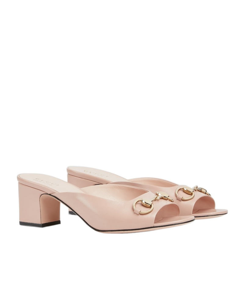GUCCI HORSEBIT MID-HEELED SANDALS