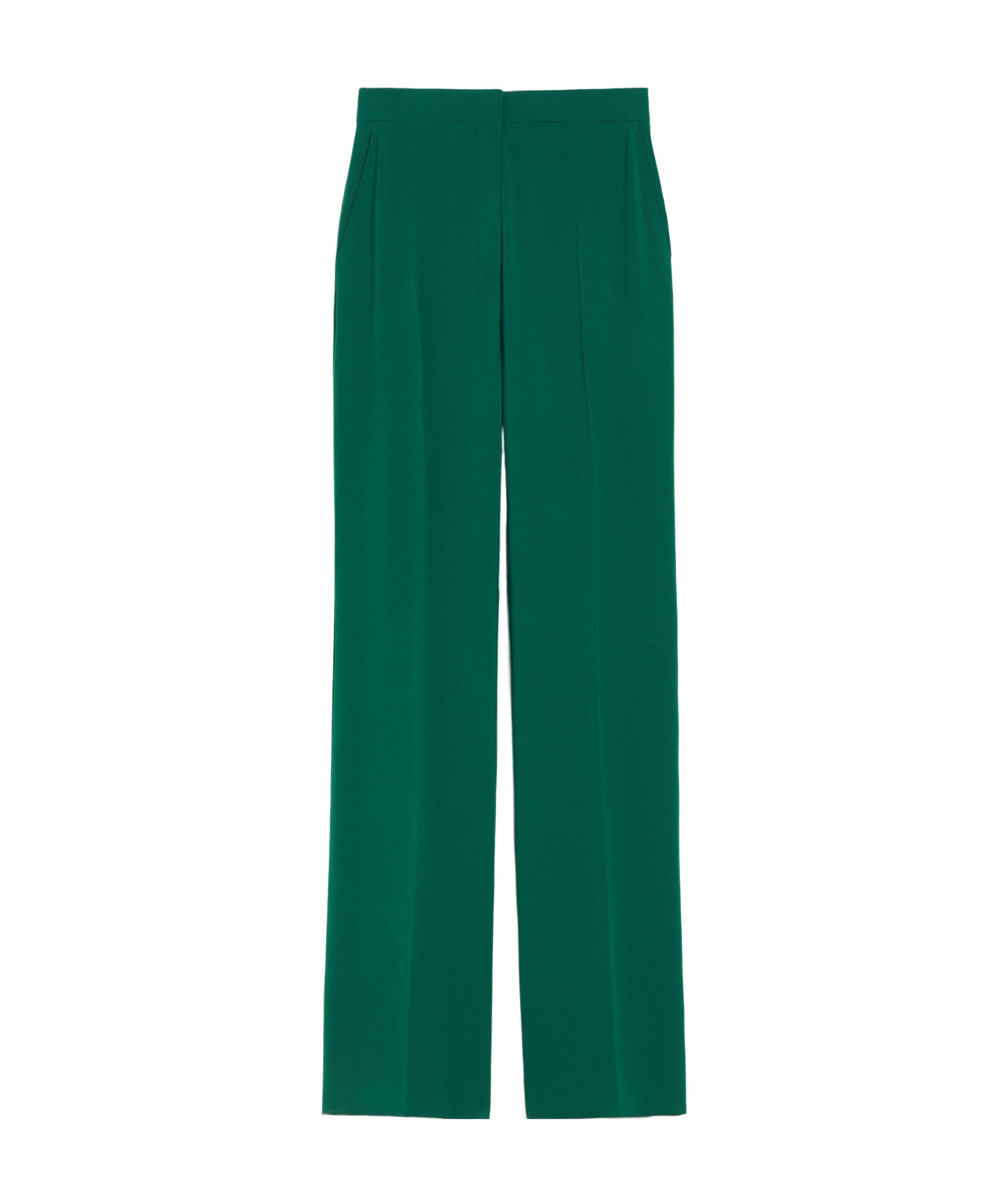 Max Mara Studio Cosmo Long Trouser Dark Green In Green
