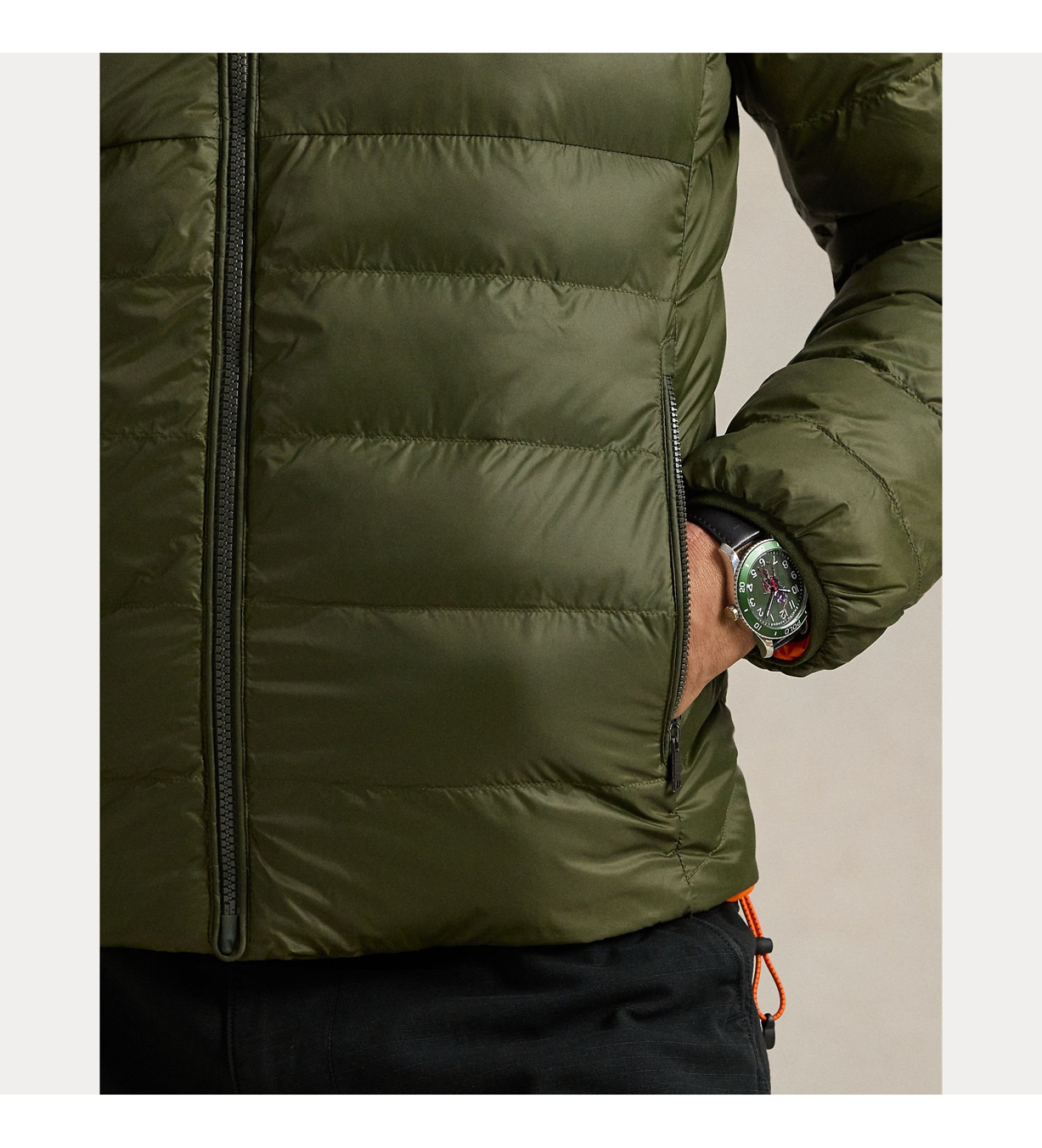 POLO RALPH LAUREN HOODED PADDED JACKET