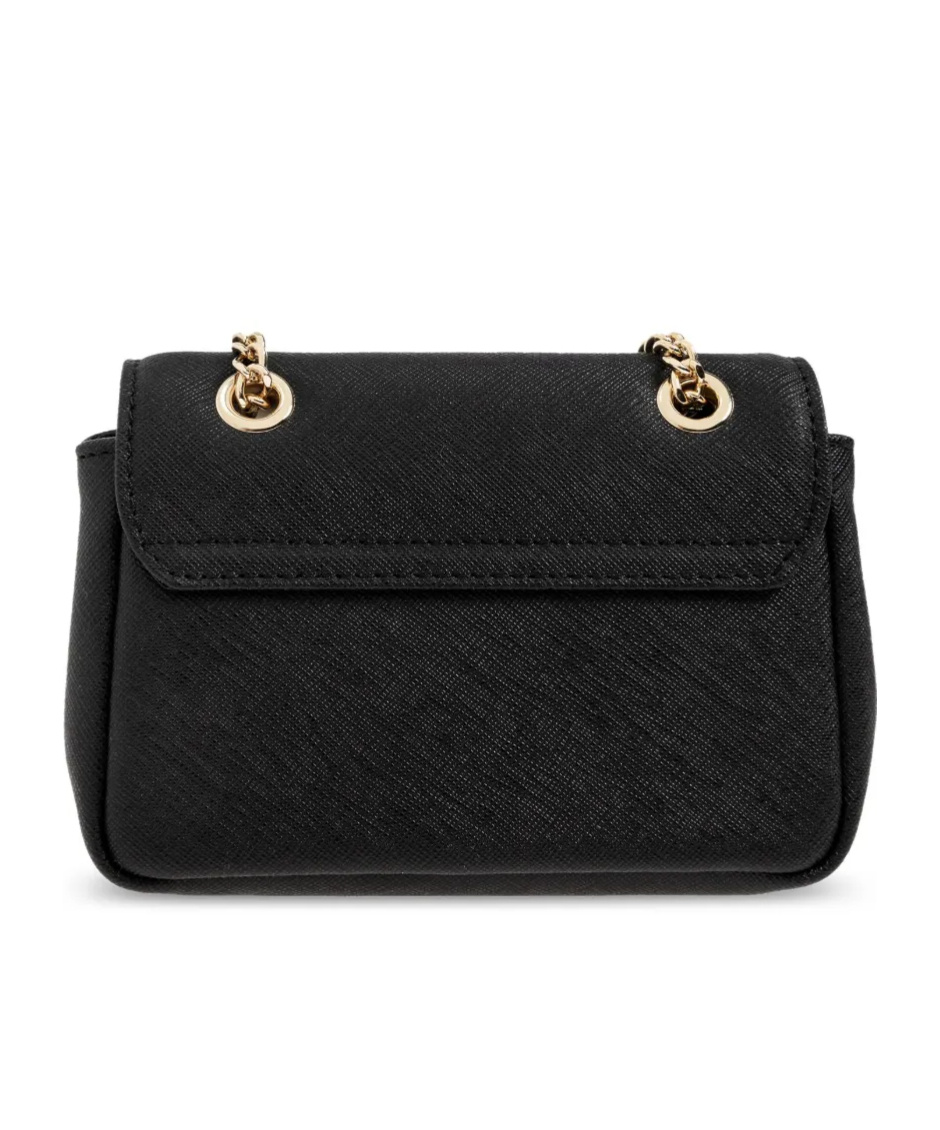 Vivienne Westwood Purse Chain-link Strap Gold-tone Hardware In Black