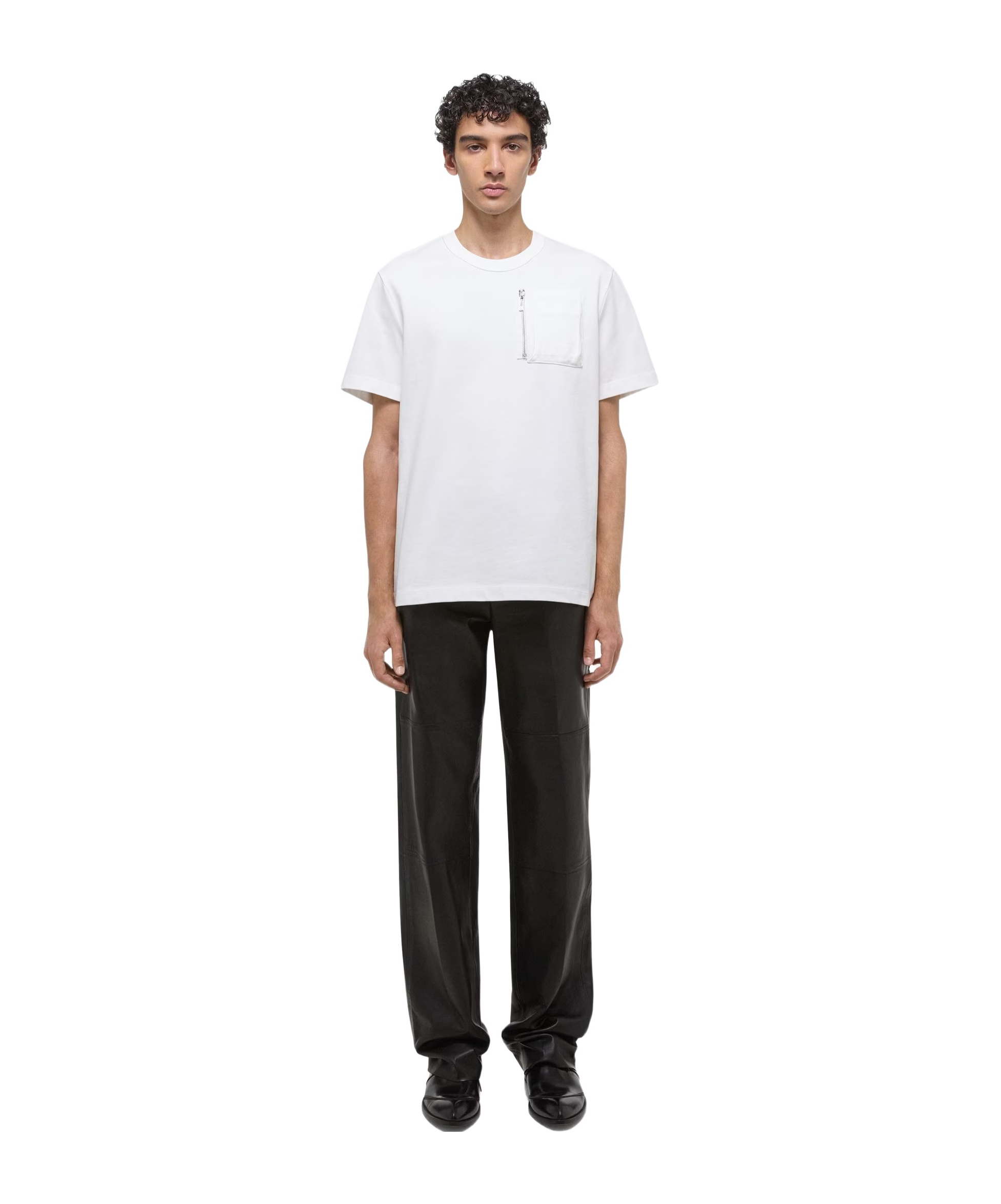 Helmut Lang Item O-neck Short-sleeved T-shirt In White