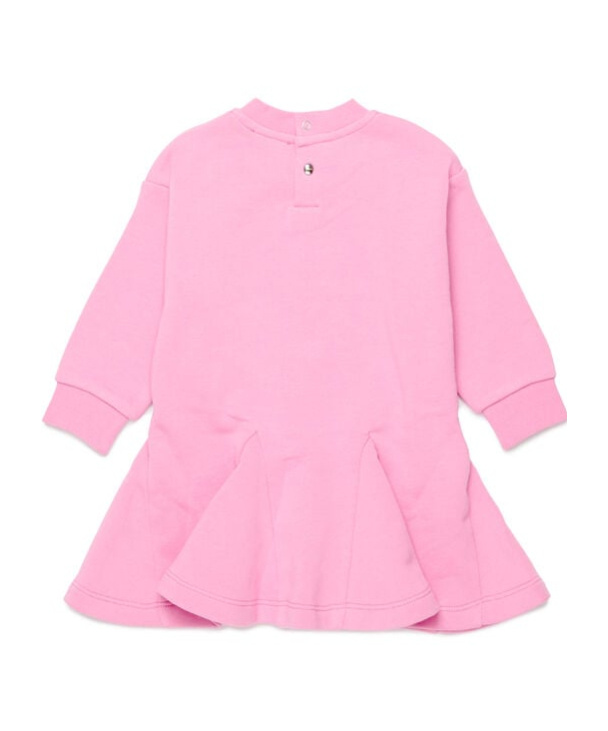 DIESEL DIESEL KIDS OVAL-D LOGO PRINTED DRESS