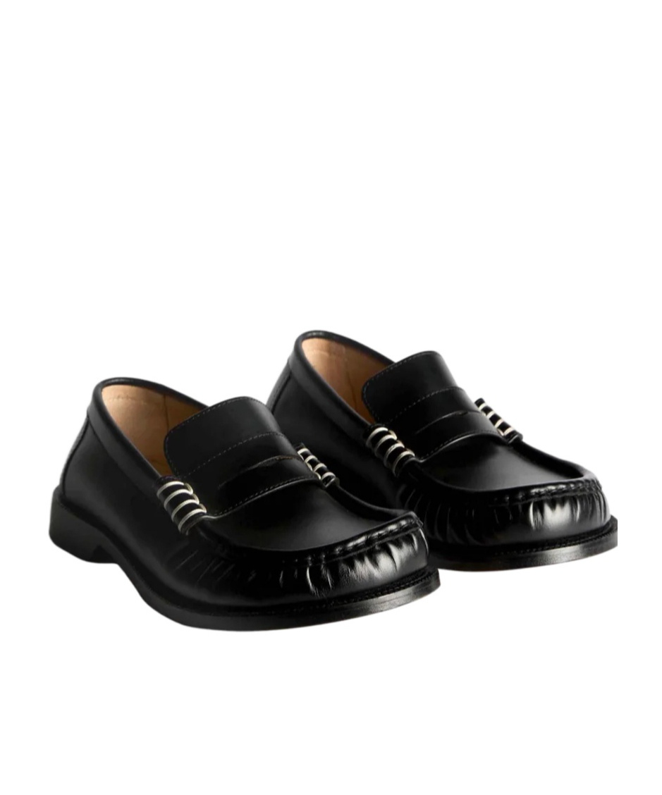 Jw Anderson Womens Loafer Moccasin In Black In Black