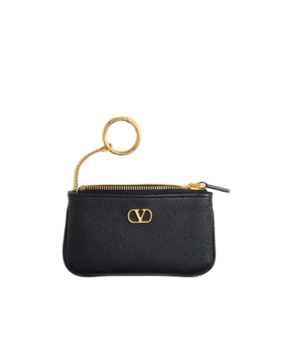 Valentino Garavani Vlogo Key Bag In Black