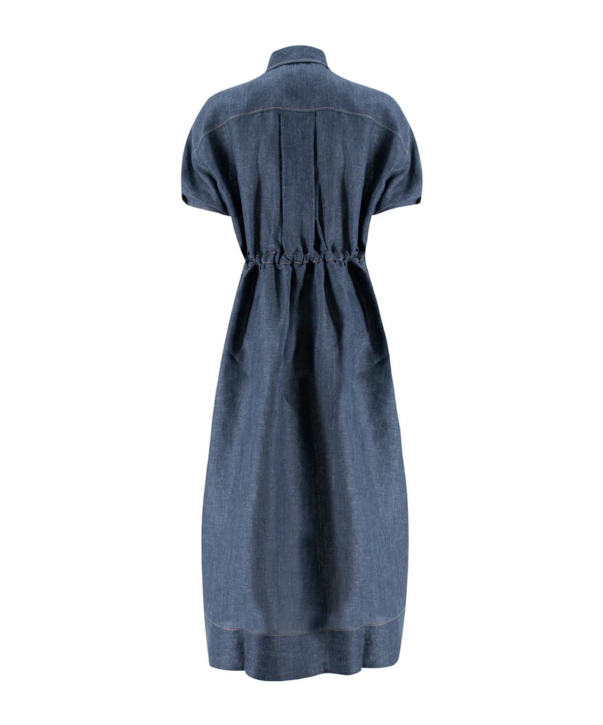 Brunello Cucinelli Women Dress In Blue