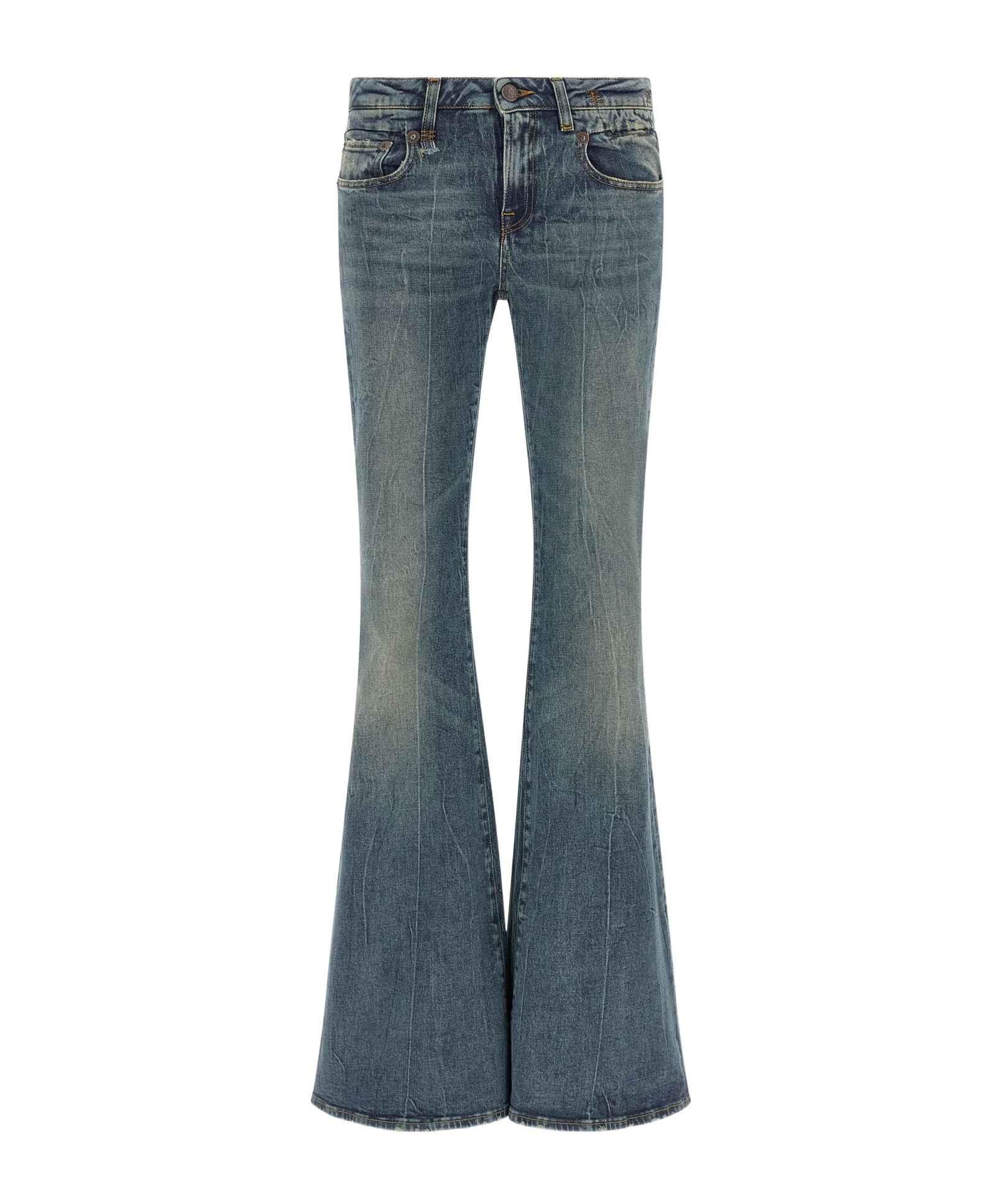 R13 Flared Jeans In Blue