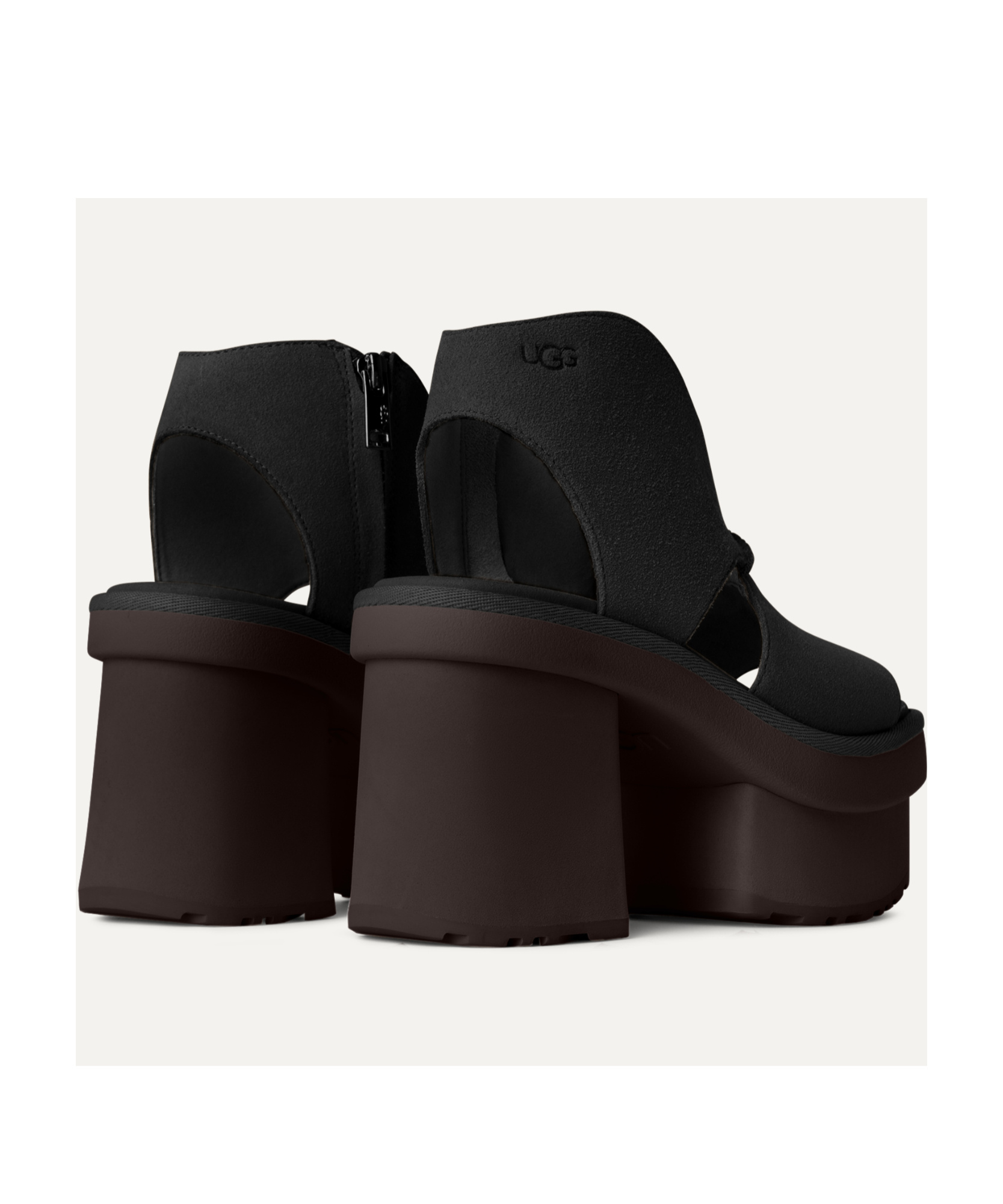 Ugg New Hights Sandals In Black