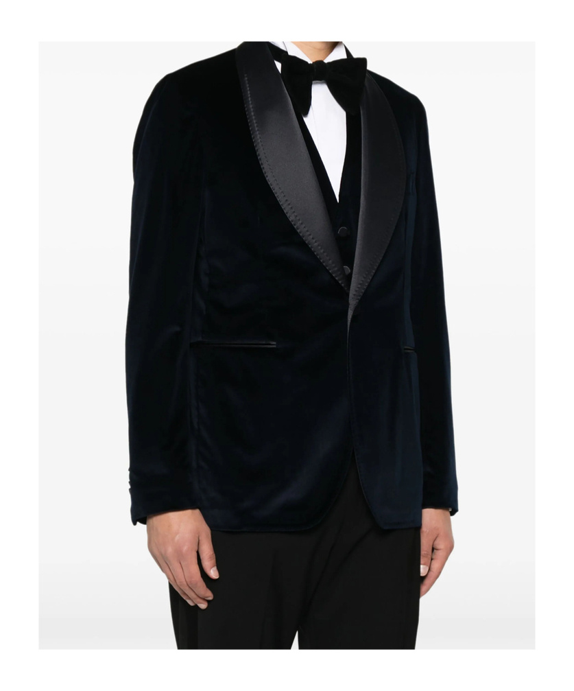 Shop Tagliatore Long Sleeve Blazer