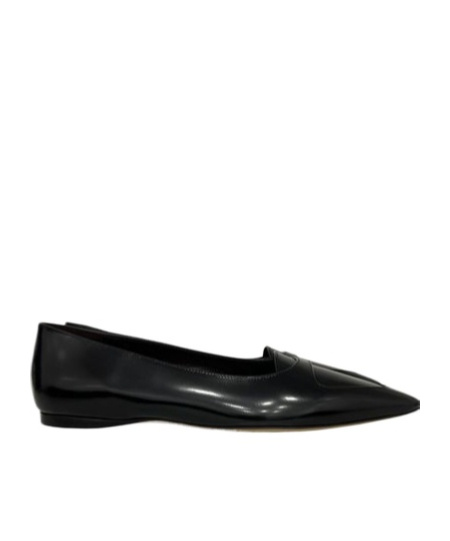 The Row Pointed-toe Ballet Flat Shoes In Black