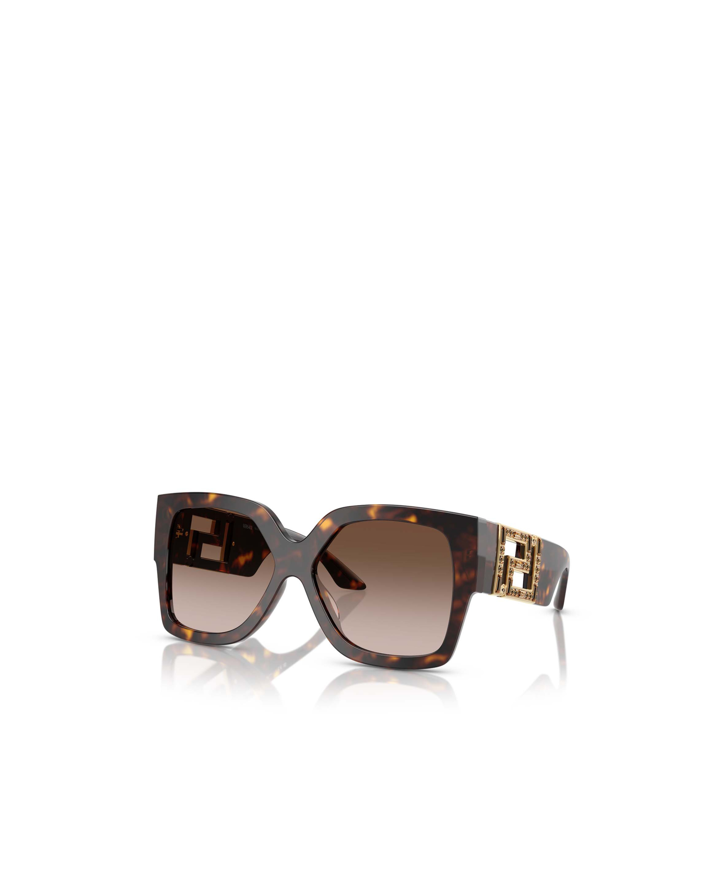 Versace Womens Ve4402 Butterfly-frame Acetate Sunglasses Brown In Multicolor